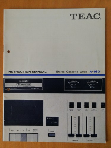 Teac 160 cassettendeck - a-160,