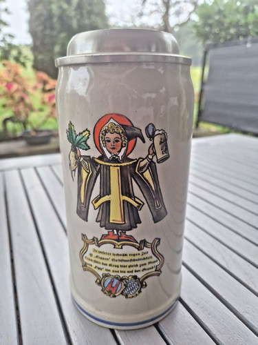 Maßkrug mit deckel 1960er - mit,