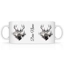 Tasse mit Hirsch Motiv und