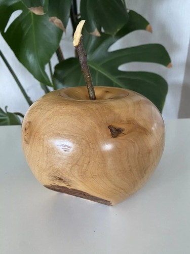 Dose aus holz gedrechselt - aus,