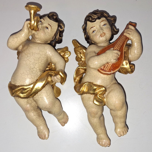 Holzfigur geschnitzt - 2,
