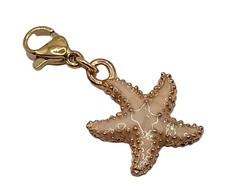 Seestern Charm rosa Clip