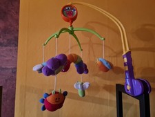 Musikmobile Mobile Befestigung am Bett Musik Sound Raupe Blume Schmetterling