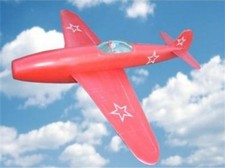 RBCKits YAK-15 Flugmodell Holzbaukasten - RBCYAK Bausatz, Impeller, Elektro