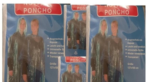 Regenponcho mit kapuze - mit,