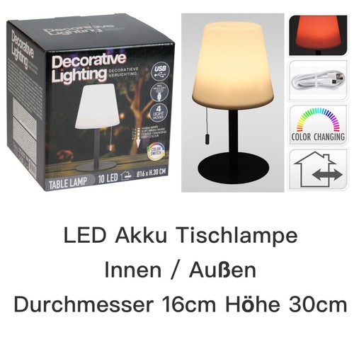 Led akku outdoor - led, tischlampe