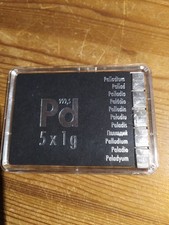 Palladium PD 5x 1g insgesamt