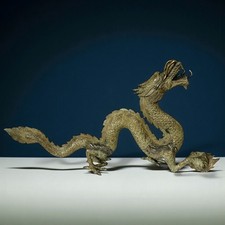 Bronze Drache Figur 67 cm –