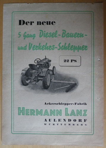 Original lanz ackerschlepper - original,