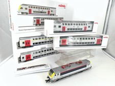 H0 Märklin 29474 E-Lok EuroSprinter NMBS/SNCB 4 Wagen beleuchtet 43573 SoundTOP!