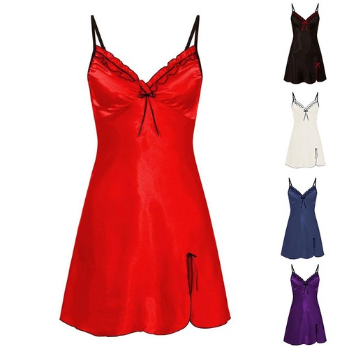 Damen sexy ärmellos satin - damen,