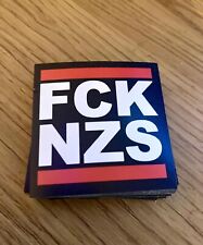 FCK NZS FCKNZS Sticker Aufkleber Anti Nazi Demo gegen Rechts  5,5x5,5 25 50 100