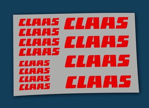 Claas aufkleber ernte - claas,