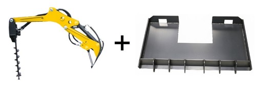 Bohrmaschine mit bobcat - bohrmaschine,