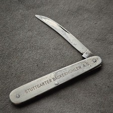 Extrem Seltenes J A Henckels Bäckermesser Taschenmesser Zwilling Solingen Metall