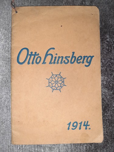 Katalog 1914 otto hinsberg - katalog,