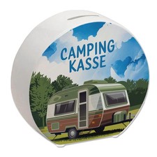 Wohnwagen auf Feld - Camping