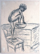 orig. Kohlezeichnung 1918