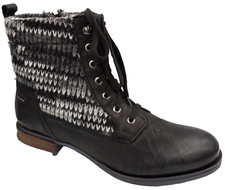 Josef Seibel Damen Winter Stiefel Stiefeletten schwarz kombi Sanja  Neu
