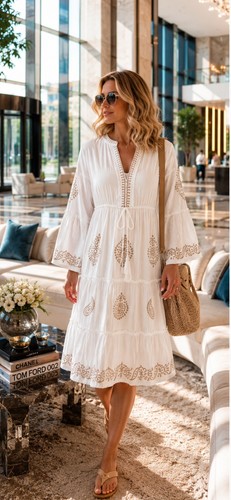 Kleid pali musselin stoff - kleid,