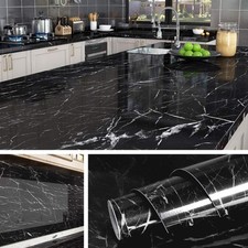 Klebefolie Marmor Schwarz 5m x