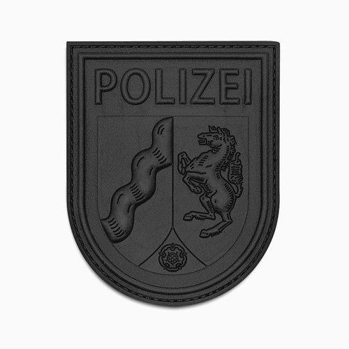 Rubber patch polizei nrw - 3d,