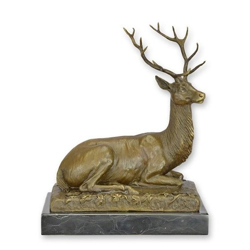 Bronzefigur tier wild rotwild - bronzefigur,