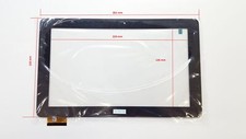 Schwarz Touchscreen Digitizer