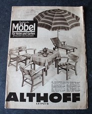 Praktische Möbel für Heim u. Garten, ALTHOFF Leipzig, Prospekt/Katalog, um 1935
