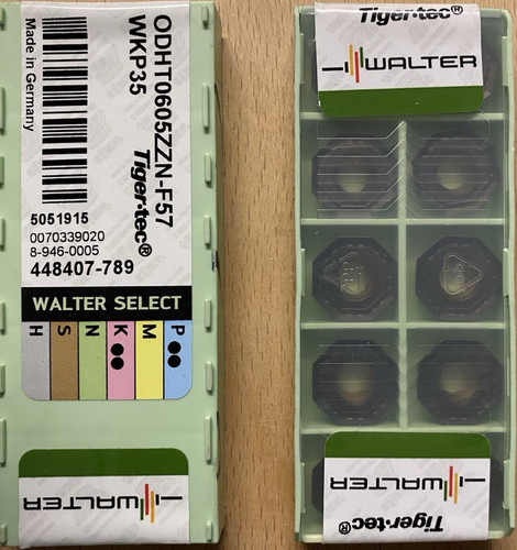10x wendeschneidplatten walter - wendeschneidplatten,