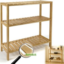 Bambus Regal 60 x 66 cm mit 3