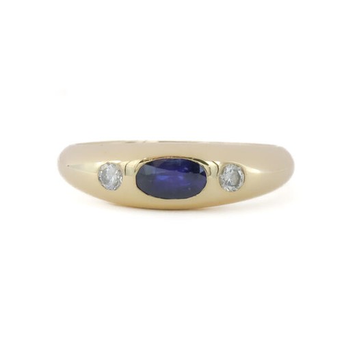 Ring mit safir saphir und - safir,