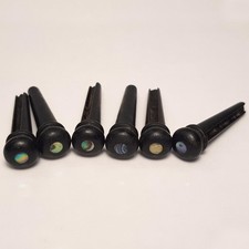 6x Ebenholz Stegstecker Bridge