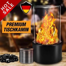 Tischfeuer Gaskamin Bioethanol Tischkamin für Indoor und Outdoor mit Dekosteine