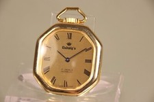 Ludwig´s Damen Taschenuhr Kettenuhr Schwesternuhr Handaufzug Vergoldet