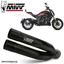 Auspuff Benelli 502C 2019 2020 MIVV Double Gun schwarz