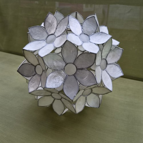 Vintage capiz muschel blume - muschel,