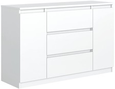 Kommode Sideboard - Schrank mit 3 Schubladen - Schubladenschrank - 120 cm