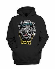 Hip Hop Dope Bear Herren Hoodie - Kapuzenpullover Swag
