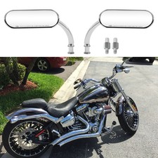 2x Motorrad Chrom Spiegel