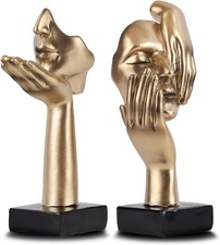 Denker statue stück gold - denker,