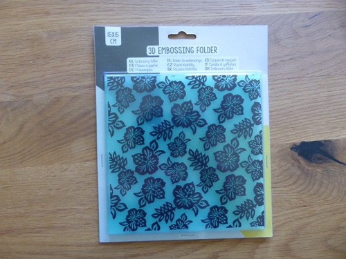Embossing folder hibiscus - folder,