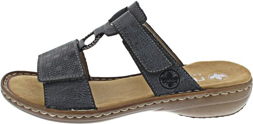Rieker damen pantolette blau - rieker,