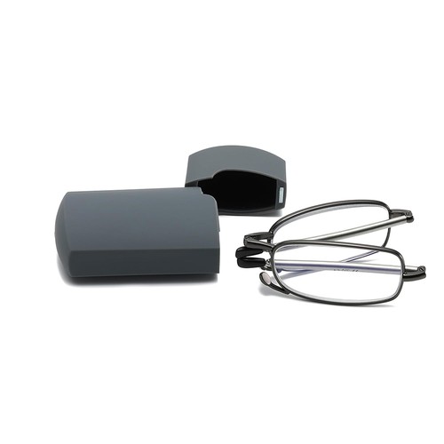 Faltbare lesebrille edelstahl - faltbare,