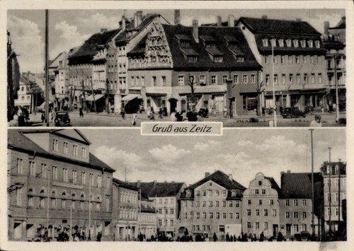 Zeitz burgenlandkreis - ak,