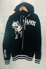 Amstaff Hoodie Herren Kapuzenjacke Hoodie Sweatjacke dick L HUND schwarz/weiß