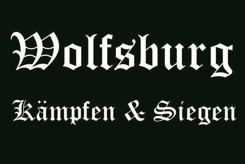 Aufkleber wolfsburg kämpfen - aufkleber, &