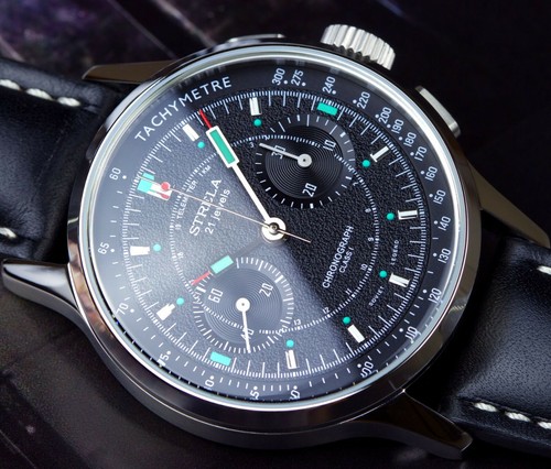 Strela chronograph 40mm - strela, cosmos