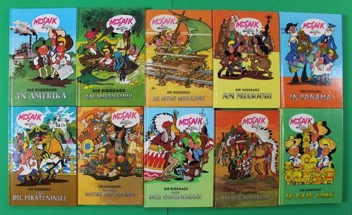 Wipa mosaik bücher - wipa, digedags