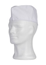 Gastro Imbiss Stoff Schiffchen Kochmütze Bäckerschiffchen Mütze weiß Küche Haube